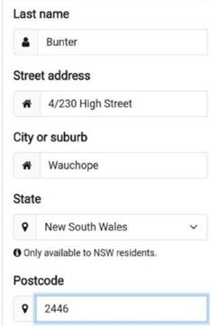 RU26 raffle address screenshot